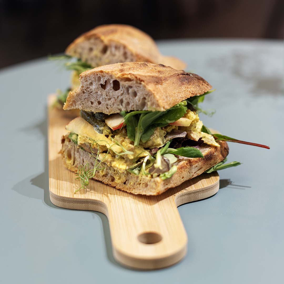 Lækker sandwich fra Peter Beier Chokolade i Frederiksberg Centret.